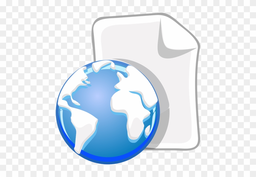 World Wide Document Icon Vector Graphics - Website Page Clip Art #543533