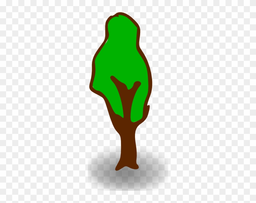 Free Vector Rpg Map Symbols Tree Clip Art - Symbol Of Tree In Map #543562