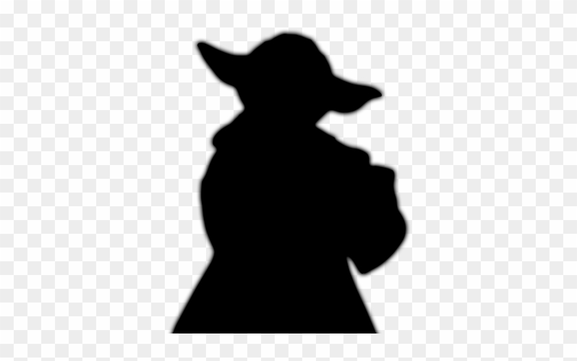 Dark Side Sensor - Yoda Silhouette Png #543706