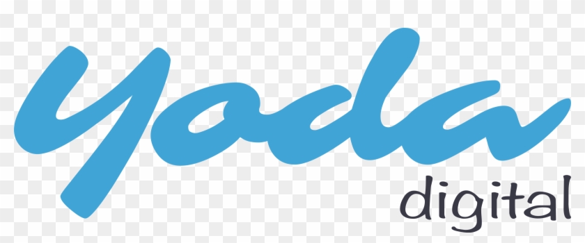 Yoda Digital Logo Black And White - Quirky Logo #543718