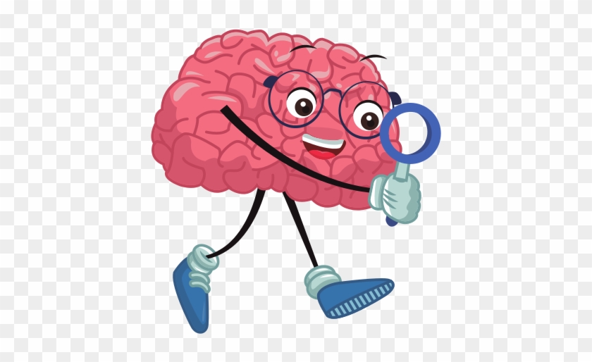 Cute Brain Searching Something - Illustration #543780