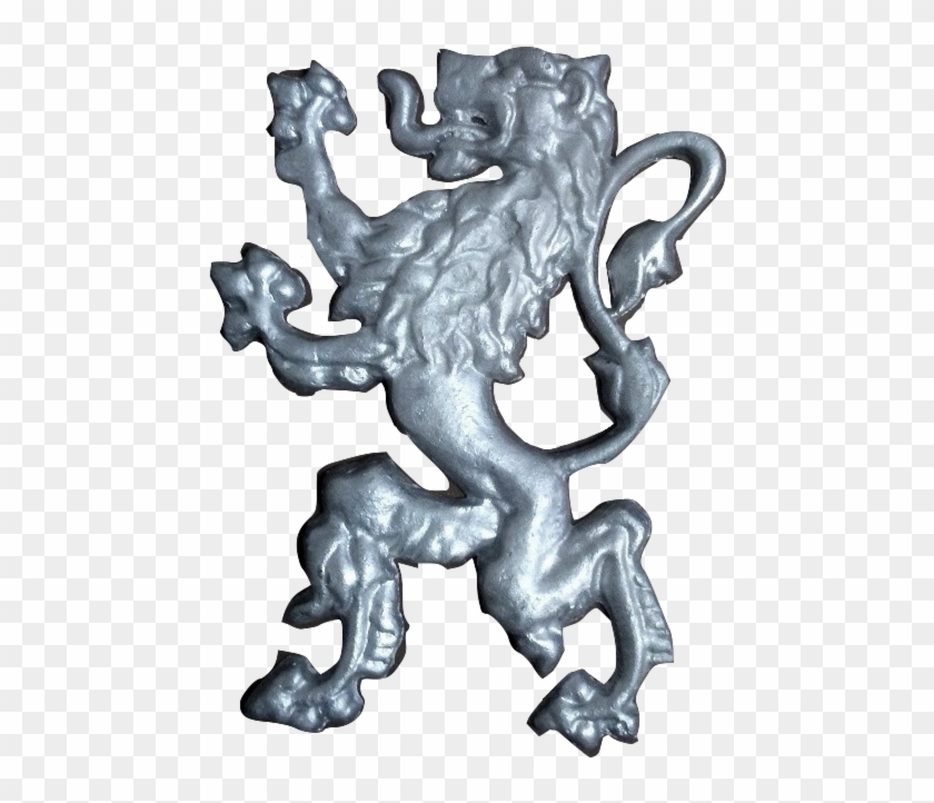 Gargoyle Griffin Lion Left And Right Set 11 1/4" Tall - Illustration #543795