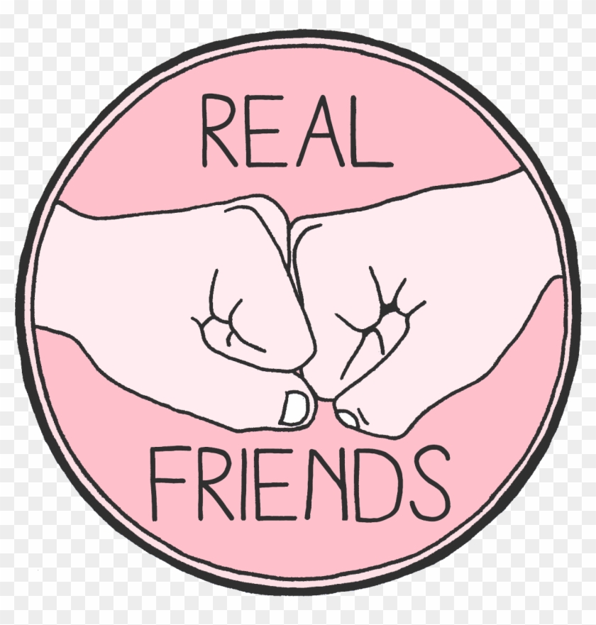 Overlays Transparent Tumblr Png - Real Friends Logo #543814