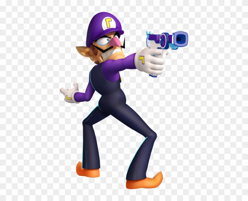 Waluigi With Gun #543844