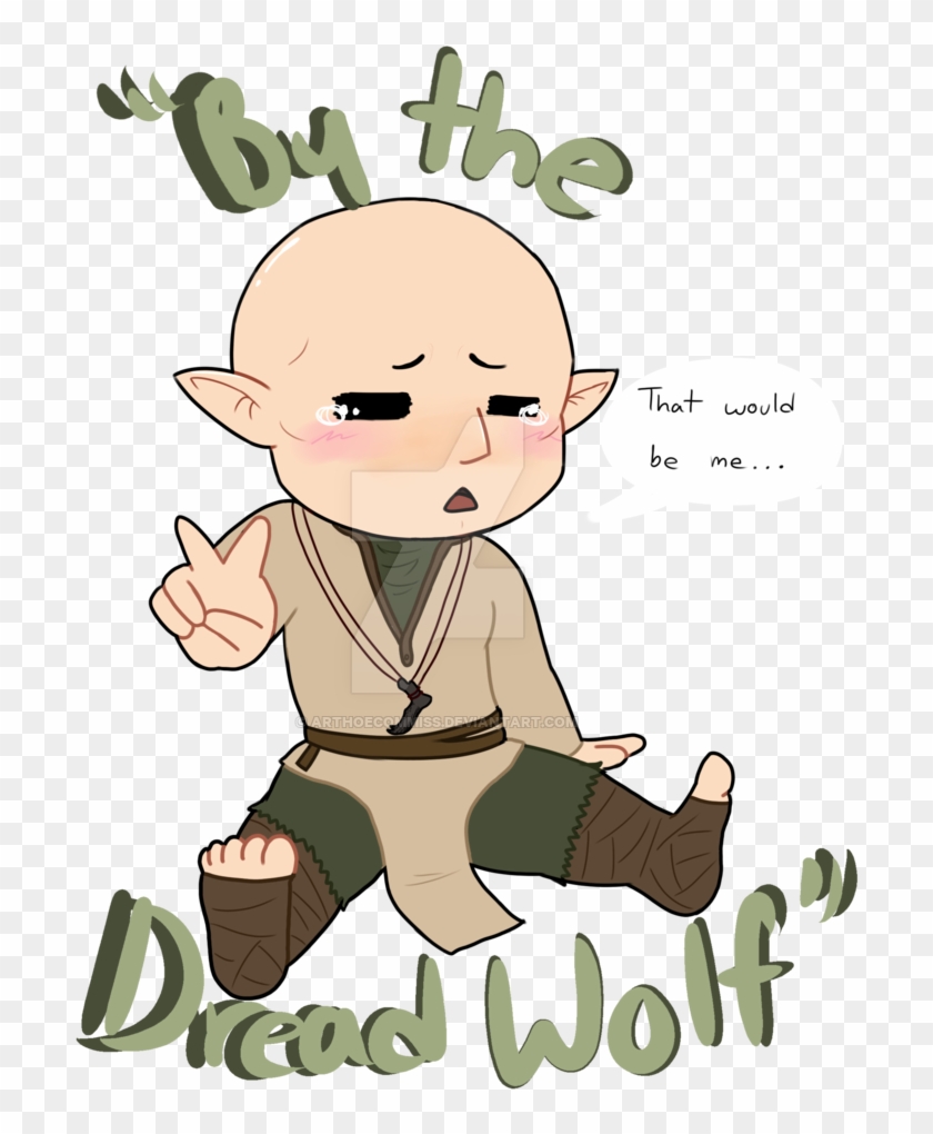 Solas The Dread Wolf - Dragon Age Inquisition Dread Wolf Drawings #543846