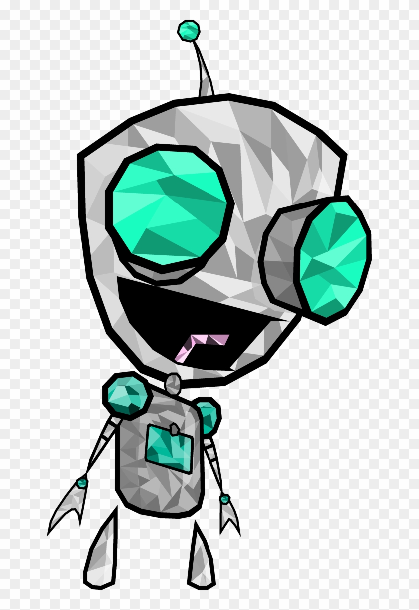 Digital Art - Invader Zim Gir #543920