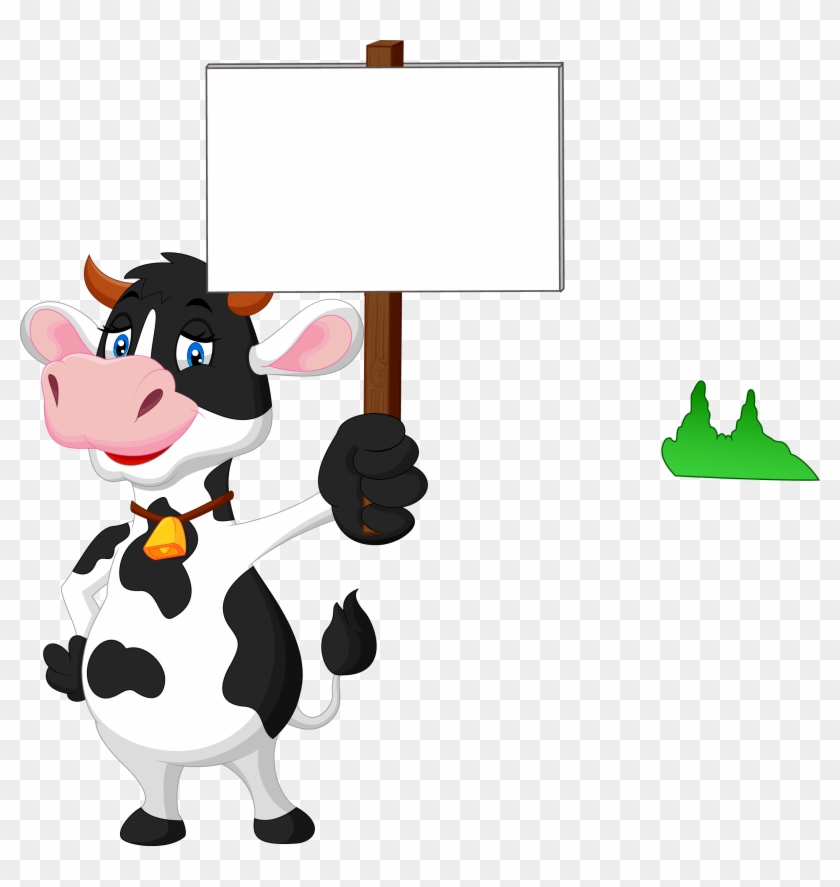 Cattle Cartoon Stock Photography Illustration - Standing Cartoon Cow #543955