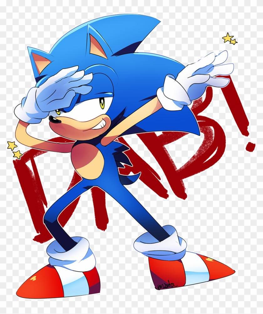 Sonicthehedgehog Dab Deviantart Png Memes Funny Videoga - Sonic The Hedgehog Dab #543965