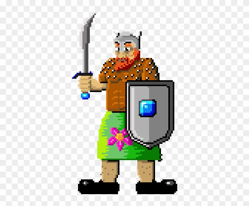 Pixel Warrior - Cartoon #543970