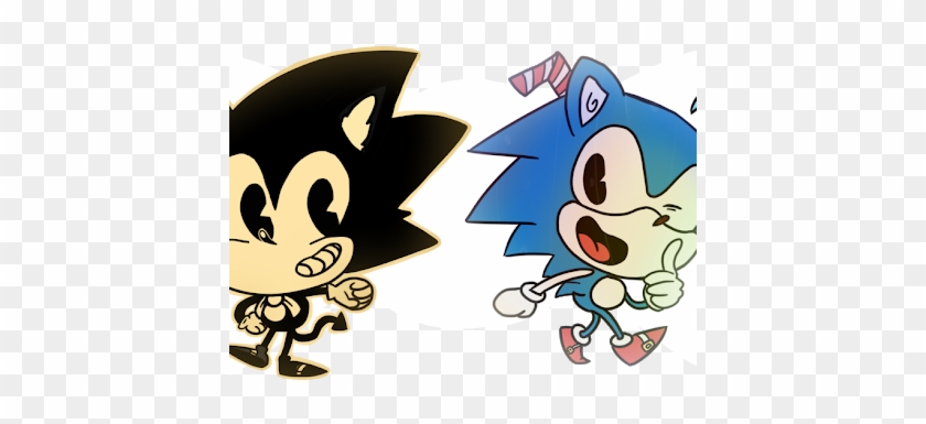 Photo Photo Photo - Cuphead And Bendy And Sonic #543993