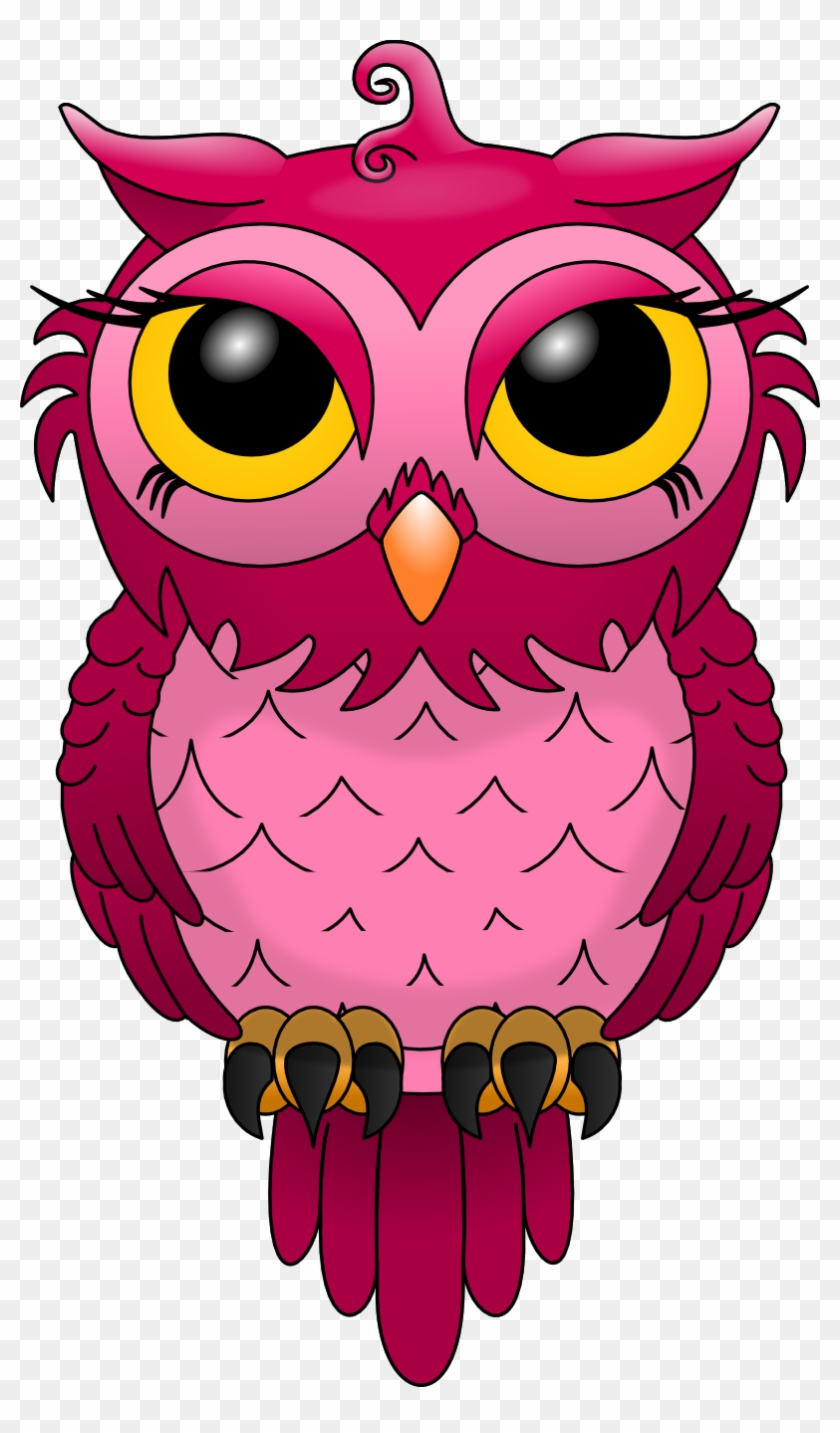 Chouette Les Chouettes - Owl Cute Pink Backgrounds #544045