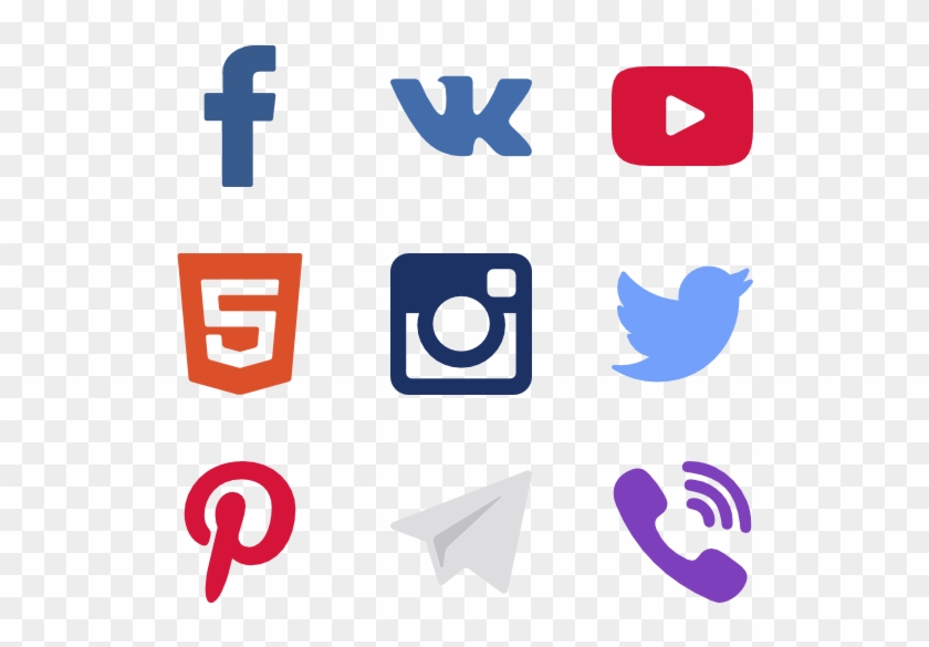 Social Media - Social Media Icons Png #544055