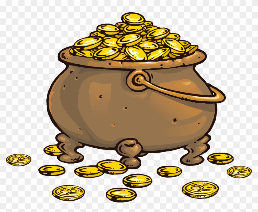 Piracy Coin Treasure Clip Art - Coin Treasure Clip Art #544155