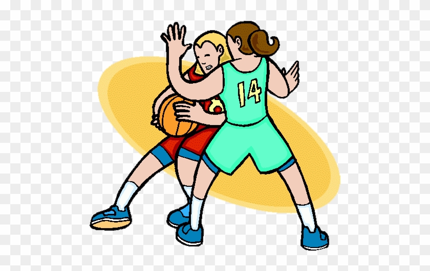 Women&basketball - Playing Girls Basketball Clip Art #544164