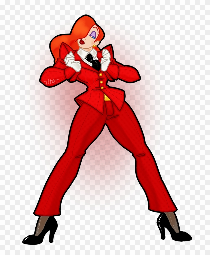 Jessica Rabbit By The Blue Deviant Fox - Transparent Jessica Rabbit #544227