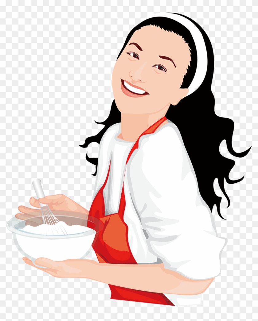 Cooking Woman Illustration - Woman Cook Png #544308
