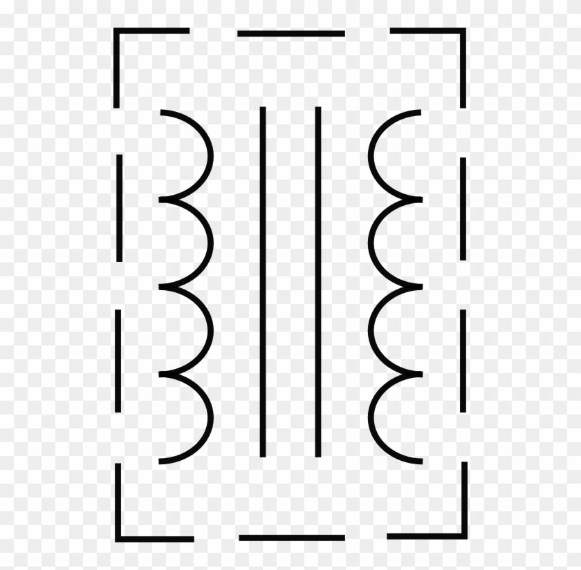 Rsa Iec Transformer Symbol 5 Clipart - Iec Transformer Symbol #544322