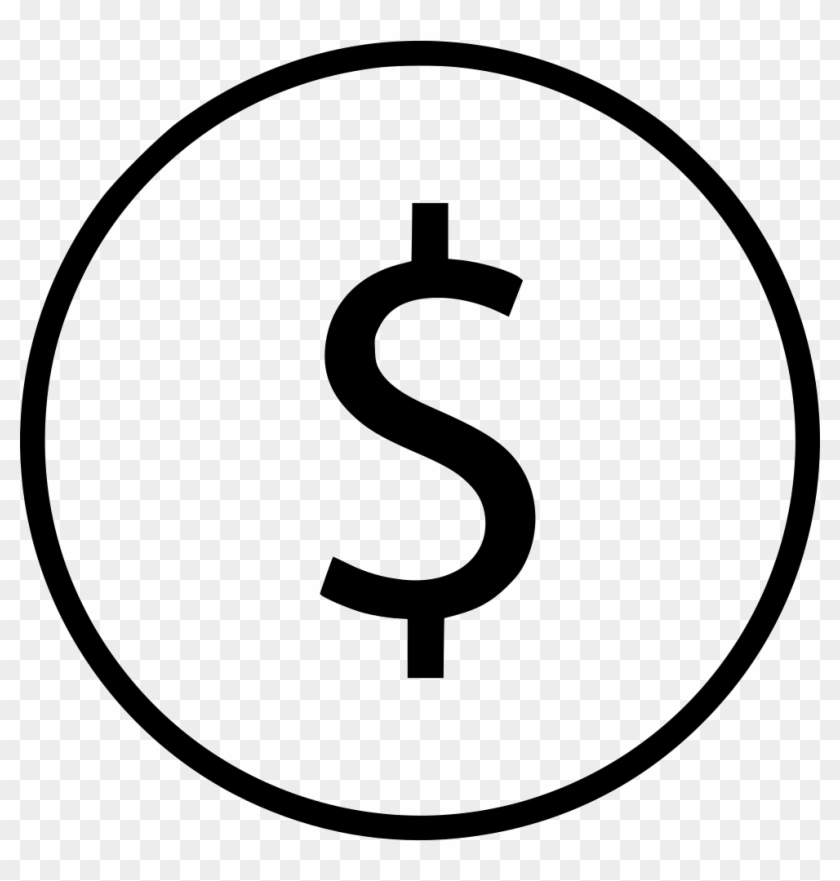 Dollar Sign Circle Comments - Dollar Sign Png White #544375
