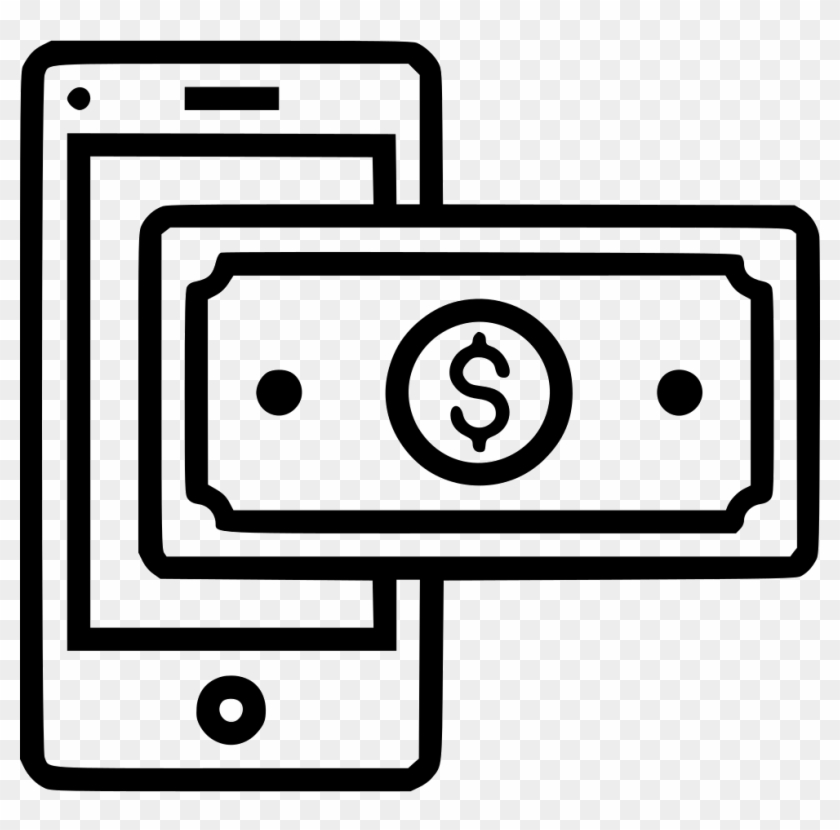 Mobile Online Payment Currency Dollar Sign Method Comments - Cut Budget Icon #544411