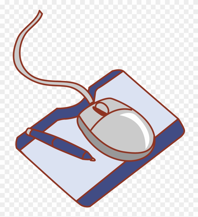 Computer Mouse Drawing Mousepad Clip Art - Computer Mouse Drawing Mousepad Clip Art #544463