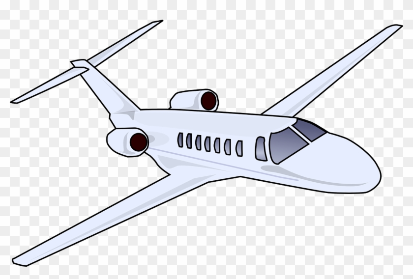 Business Jet Plane Png Clipart - Airplane Clipart #544510
