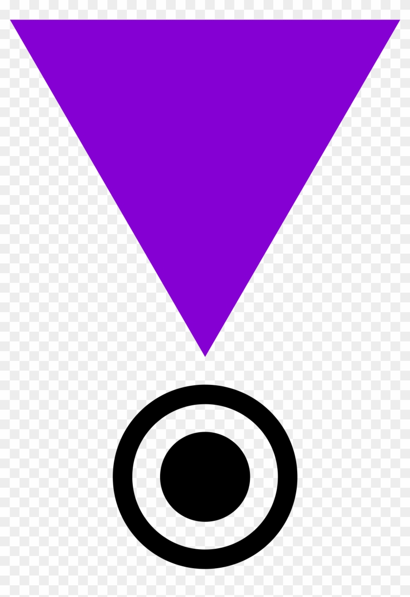 Open - Jehovah Witness Symbol Purple Triangle #544541