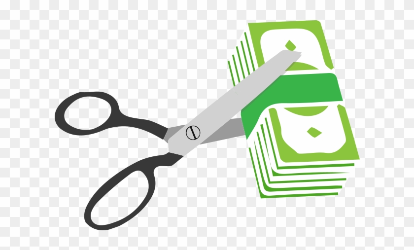 In Other Words "pavers Contractors Usa” Is The Company - Scissors Cutting Money Clipart #544592