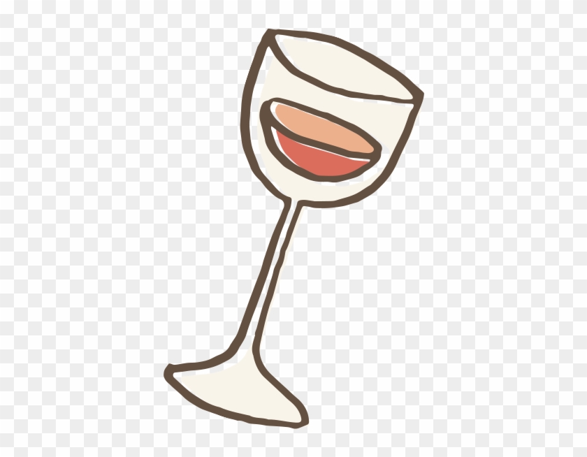 Wine Glass Cartoon Stemware Wine Glass - Copa De Vino Dibujo #544649