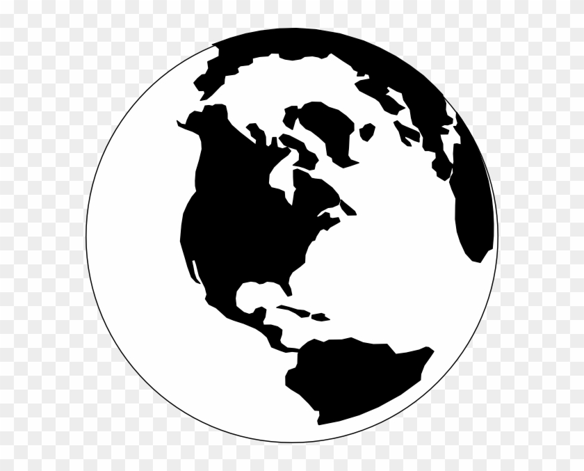 World Black And White - Black And White World Logo #544688