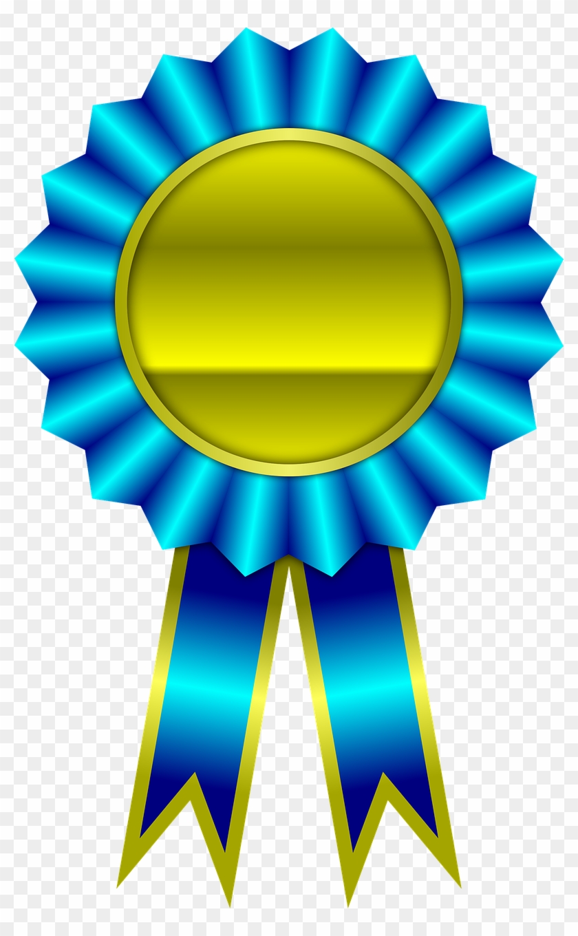 Award, Blue, Ribbon, Winner, Achievement - Ribbon Winner #94499