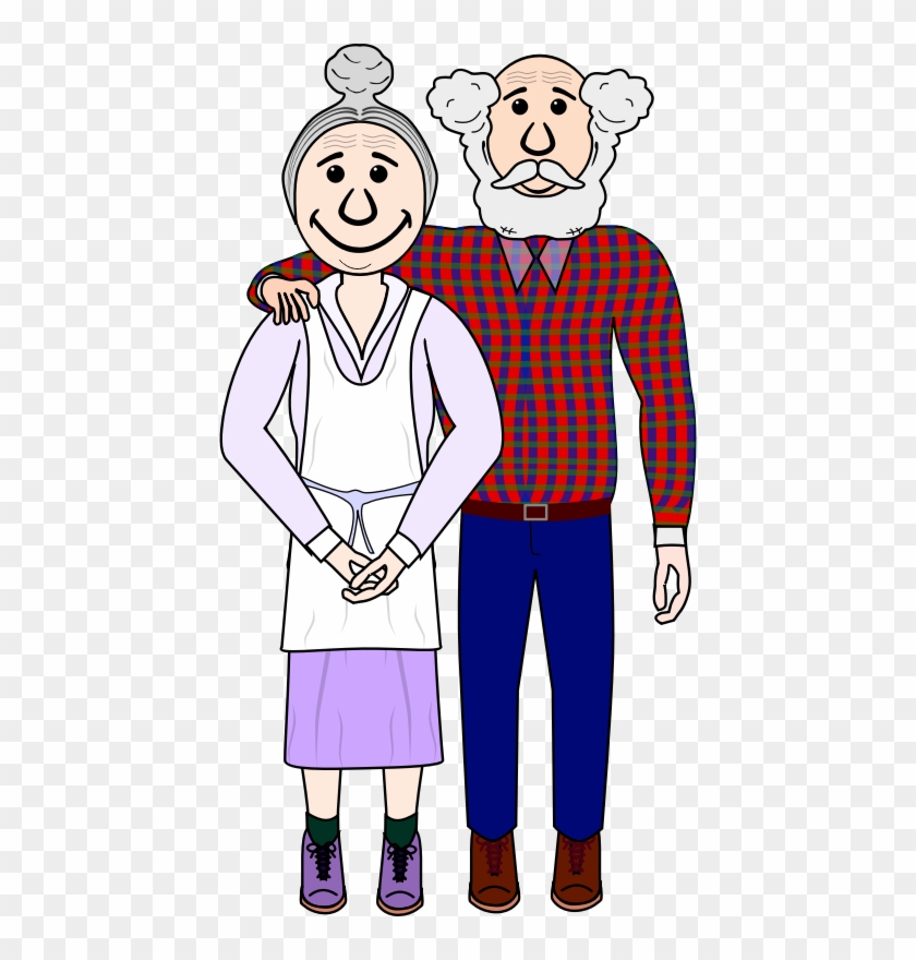 Old Couple Clipart - Old Couple Clipart Png #94511