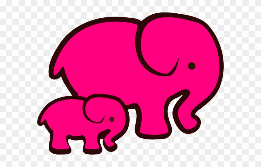 Elephant And Baby Svg #94558