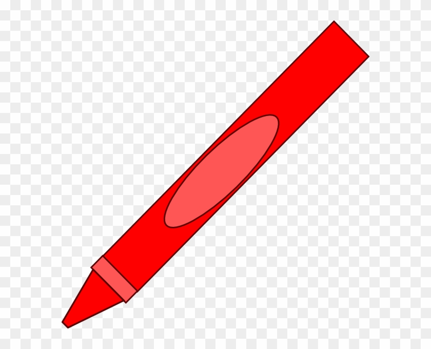 Totetude Red Crayon Clip Art At Clipart Library - White Flag With Red Stripe #94593