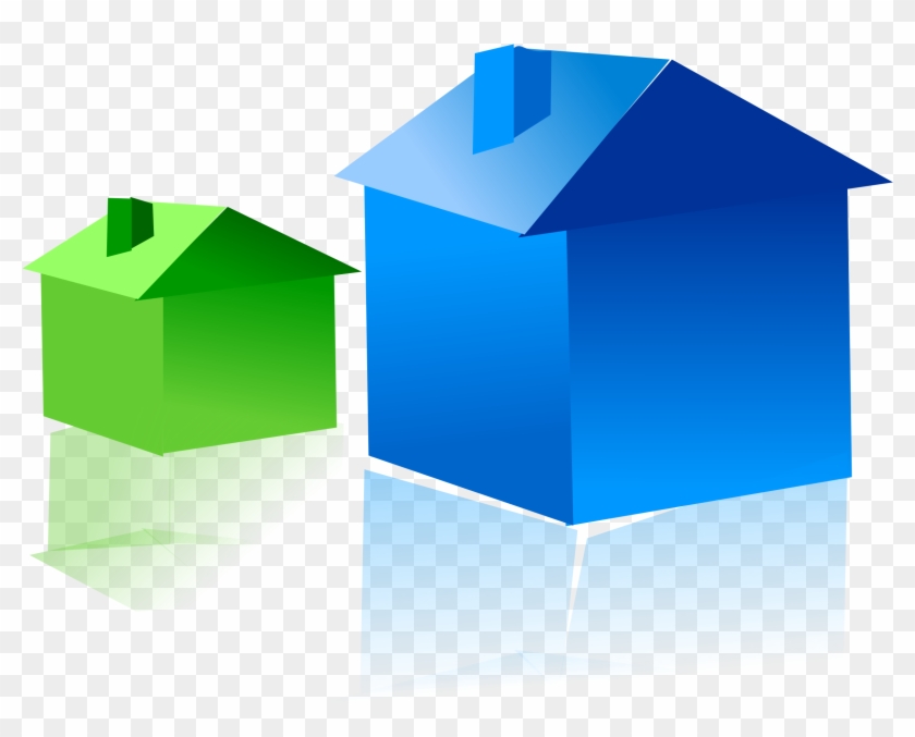 Clip Arts Related To - Small Vs Big House #94877