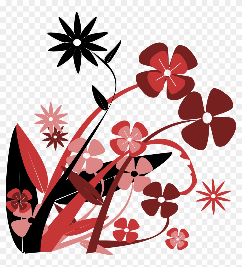 Big Image - Red Flower Vector Png #94894