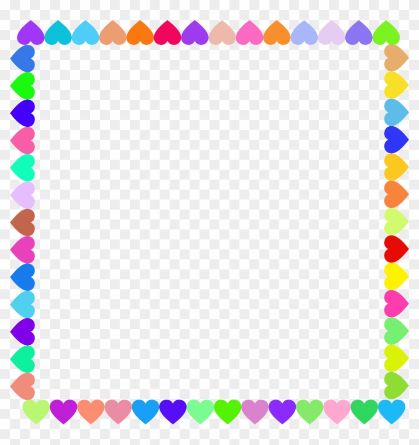 Hearts Frame - Hearts Frame Clip Art #94995