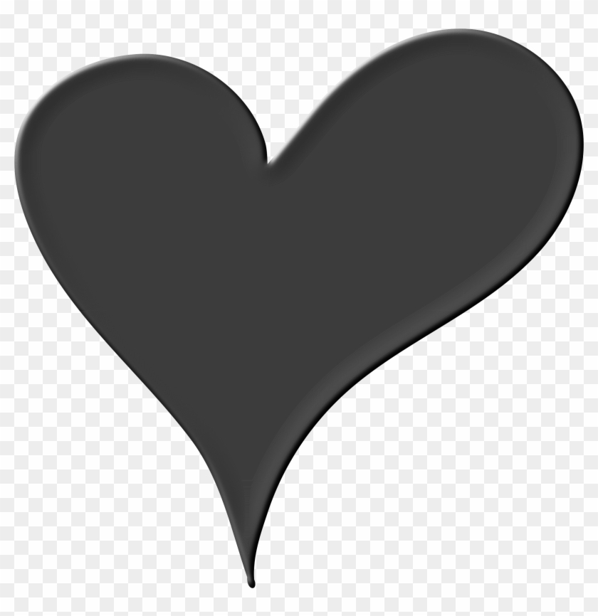 Big Image - Heart Clipart Png Black And White #95082