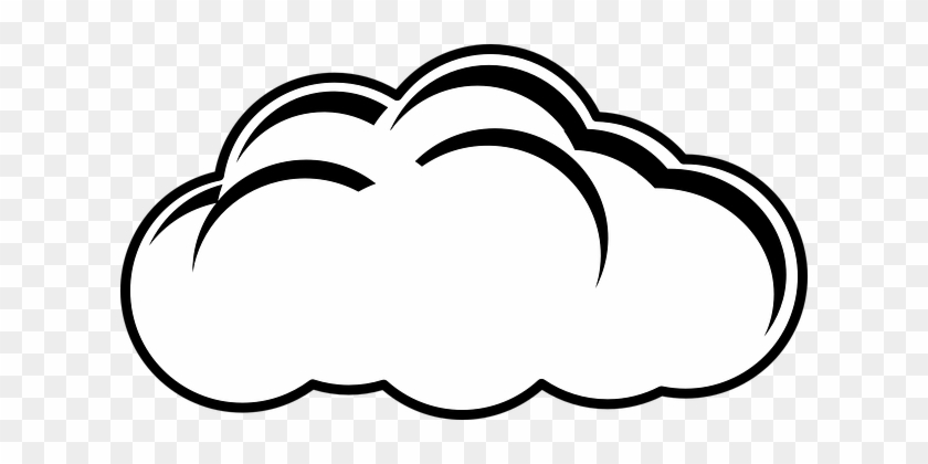 Cloud Outline Clip Art At Clipart Library - Gambar Awan Hitam Putih #95199