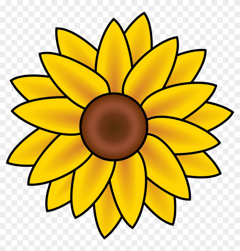 Sunflower Drawing Easy For Kids