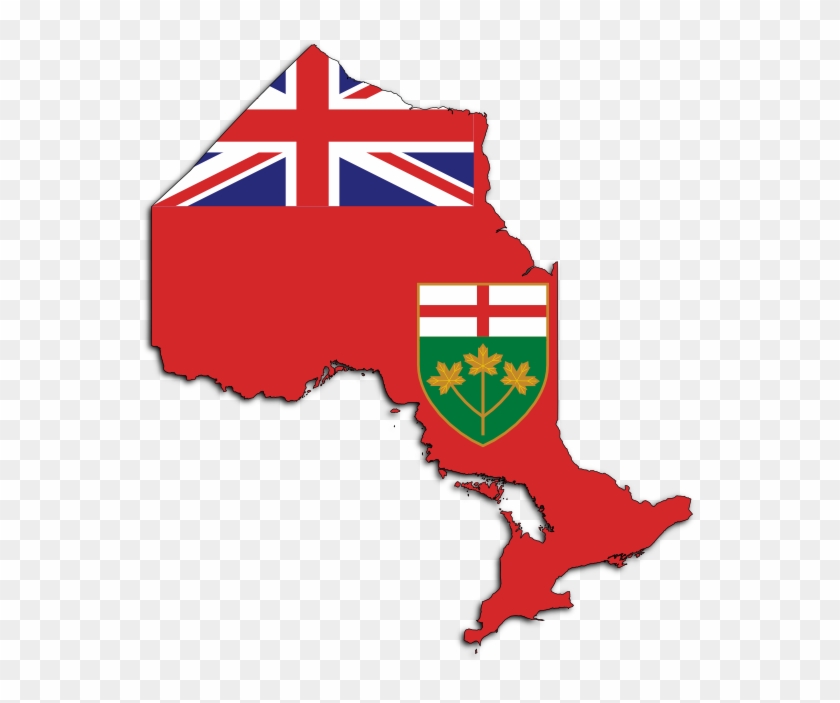 Canada Clipart Ontario - Ontario Flag Png #95377