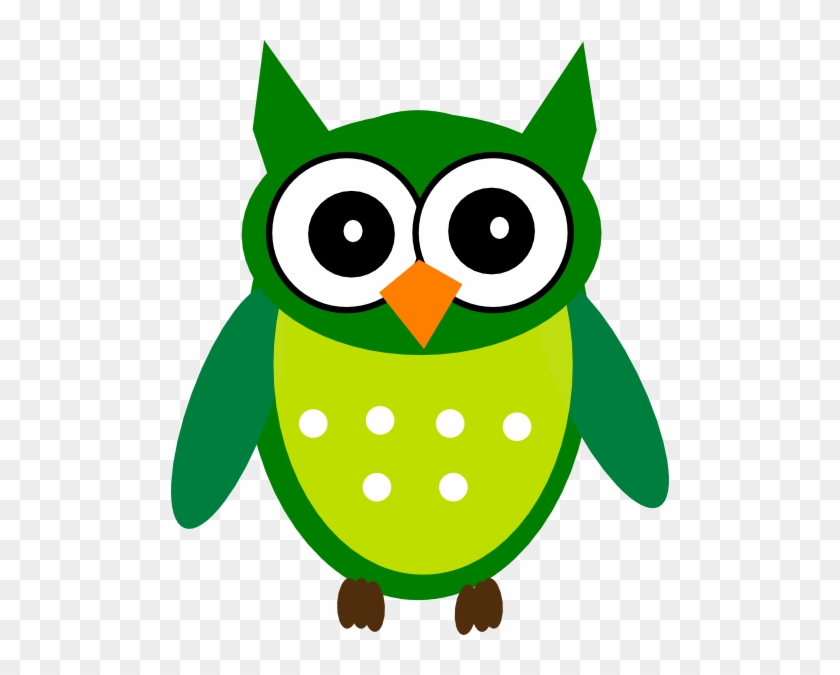 Owl, Clip Art, First Day Of Class, Illustrations, Owls - Owl Clipart Green #95412