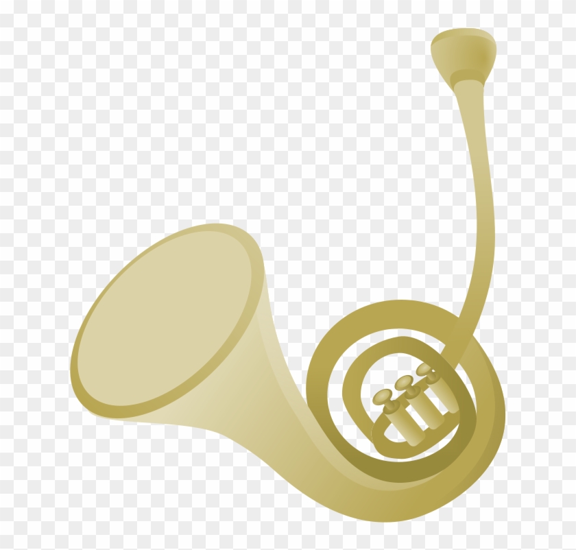 Free French Horn Clip Art Kwibek Clipart - French Horn Simple #95416