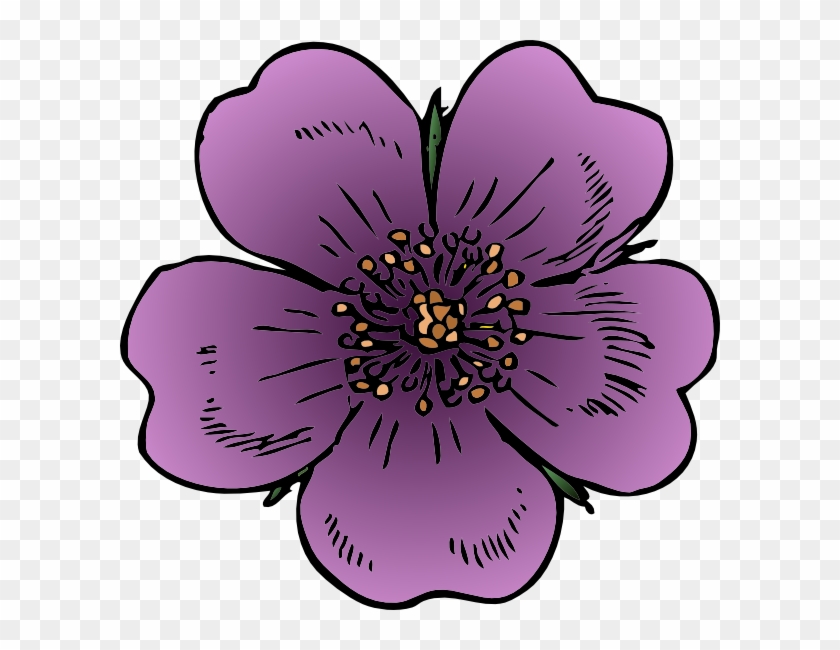 Wild Rose Clip Art - Wild Rose Clip Art #95462