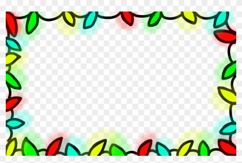 Free To Use Holiday Lights Border By Princess-corrine - Free To Use Holiday Lights Border By Princess-corrine #95515