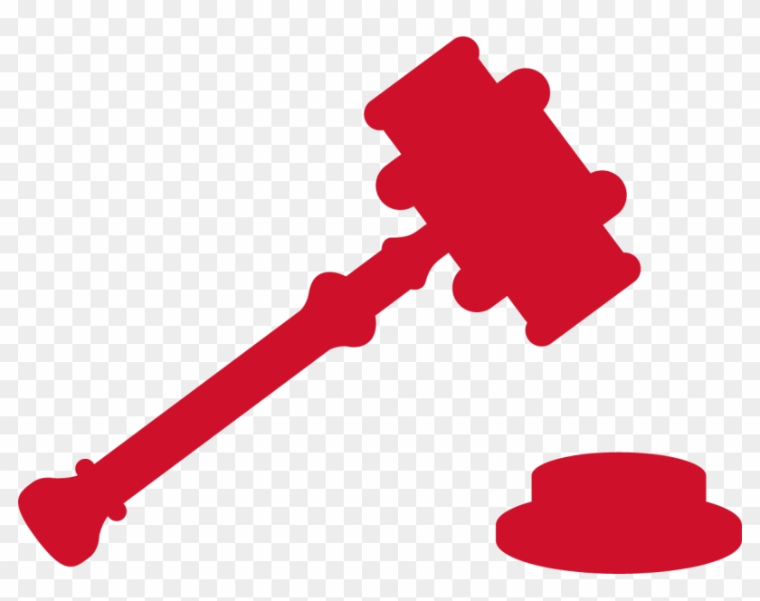 Gavel - Red Gavel Clipart #95679