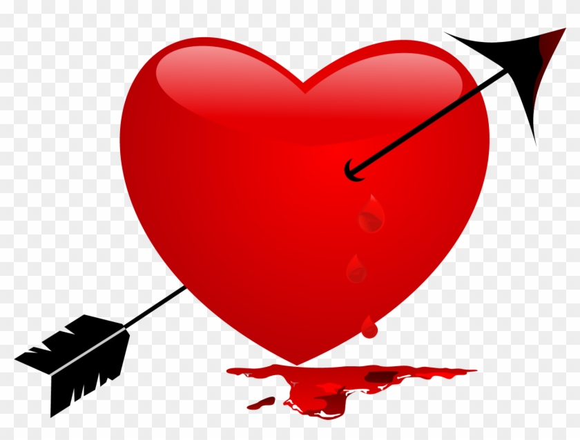 Heart Arrow Clip Art - Heart Arrow Clip Art #95706