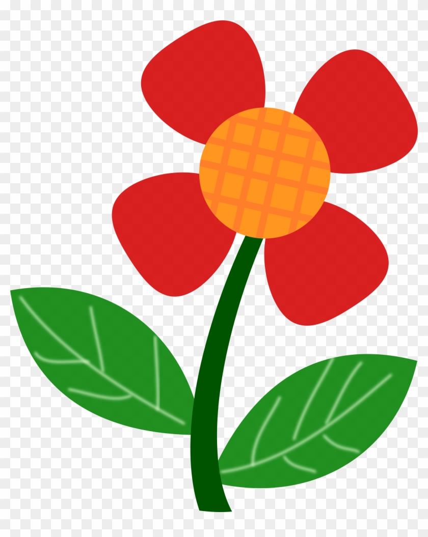 Red Flower Clipart Fower - Flower Clip Art Png #95835