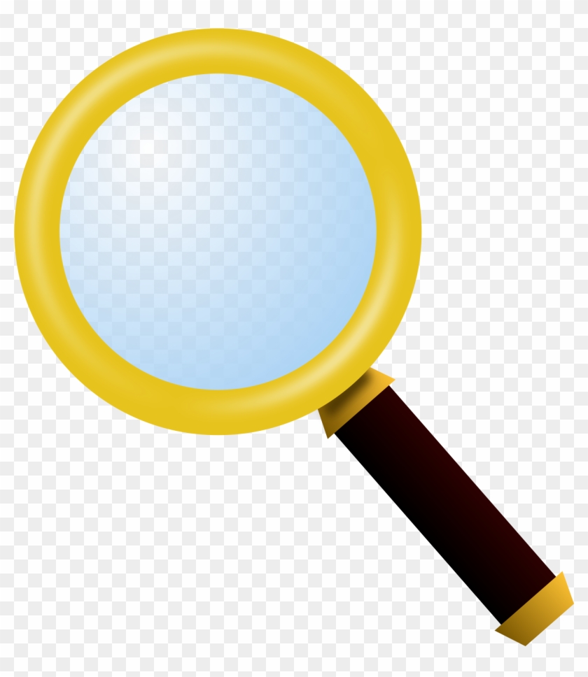 Magnifying Glass Clipart - Magnifying Glass Clipart Yellow #95890