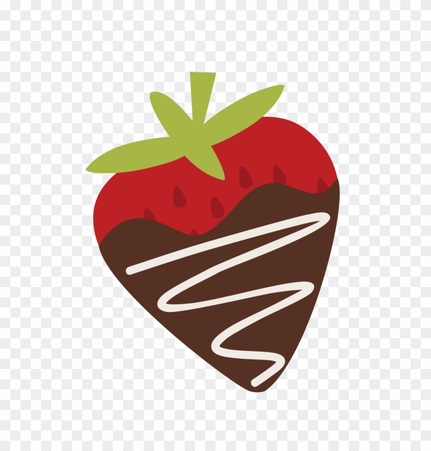 Chocolate Covered Strawberry Svg Free Svg Files Free - Cute Strawberry Clipart Png #95903