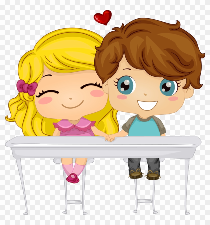 0, - Cute Couple Clipart Png #95929